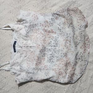 Abercrombie Chiffon tank top Size small